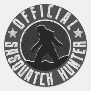 Sticker Rond Logo Sasquatch HUNTER Circle