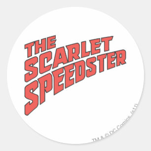 Sticker Rond Logo Scarlet Speedster