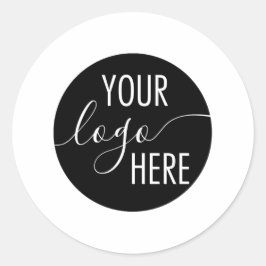 Sticker Rond Logo simple personnalisé