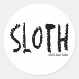 Sticker Rond Logo Sloth
