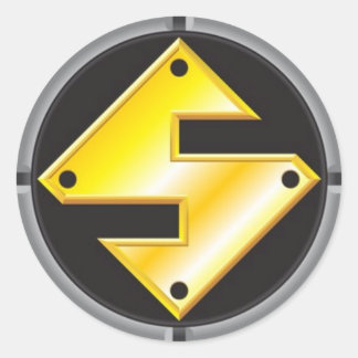 Sticker Rond Logo SteelMan