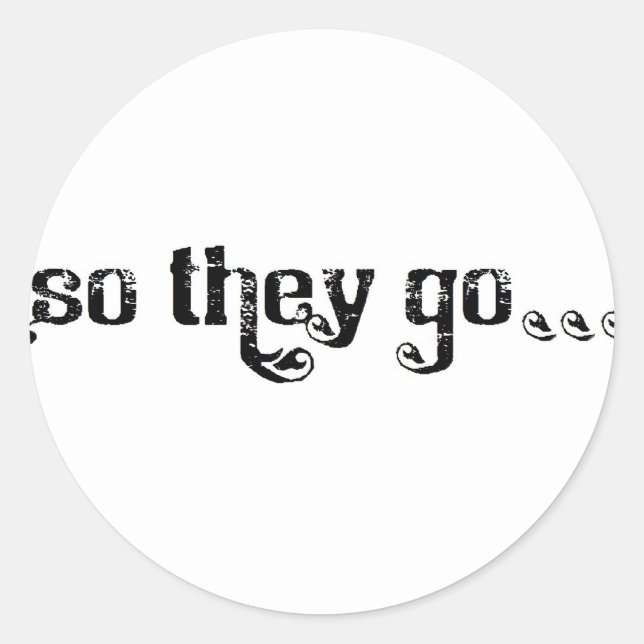 Sticker Rond logo STG Roll blanc (Devant)