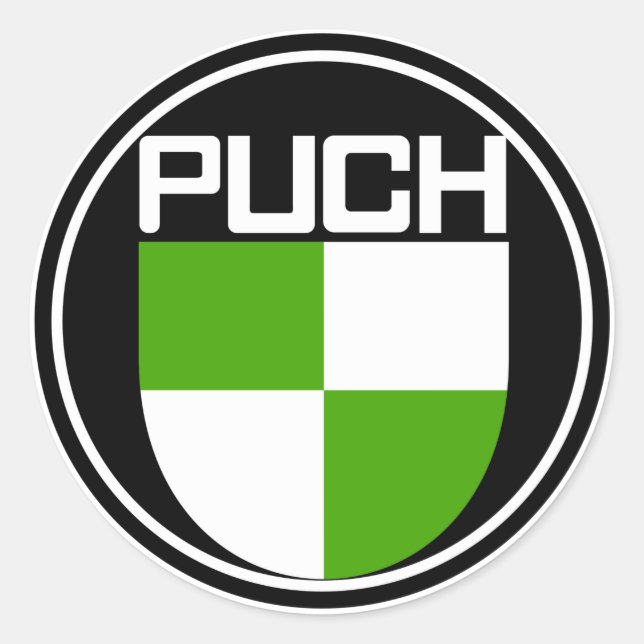 Sticker Rond Logo T3 de Puch Vanagon Syncro (Devant)