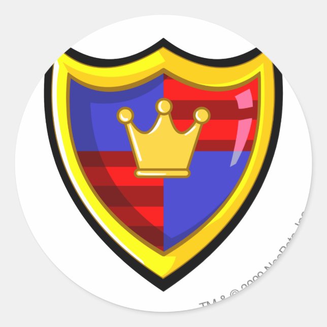 Sticker Rond Logo Team Meridell (Devant)