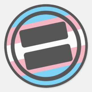 Sticker Rond Logo transgenre NOVA Pride - Round