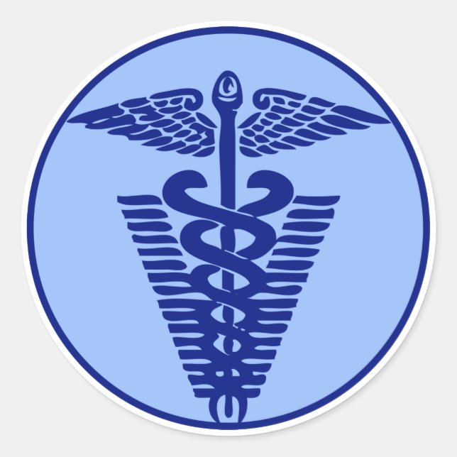 Sticker Rond logo vétérinaire 3 (Devant)