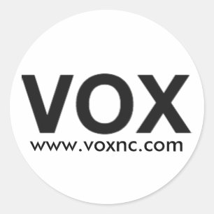 Sticker Rond Logo VOX (Sticker)