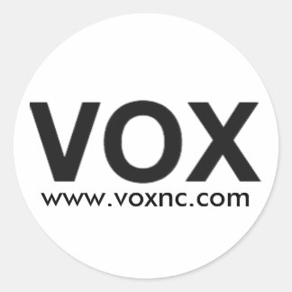Sticker Rond Logo VOX (Sticker)