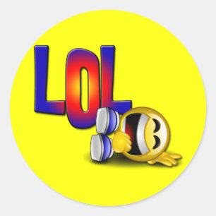 STICKER ROND LOL