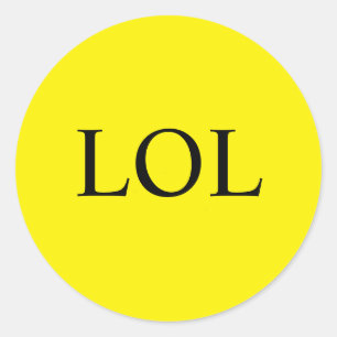 STICKER ROND LOL