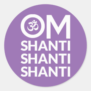 Sticker Rond L'OM Shanti