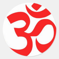 L'OM symbole indou et bouddhiste (de ॐ) -