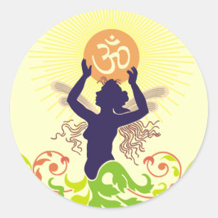 Sticker Rond L'OM Vandana : Culte