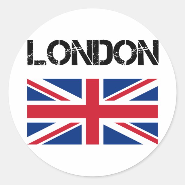 Sticker Rond Londres (Devant)