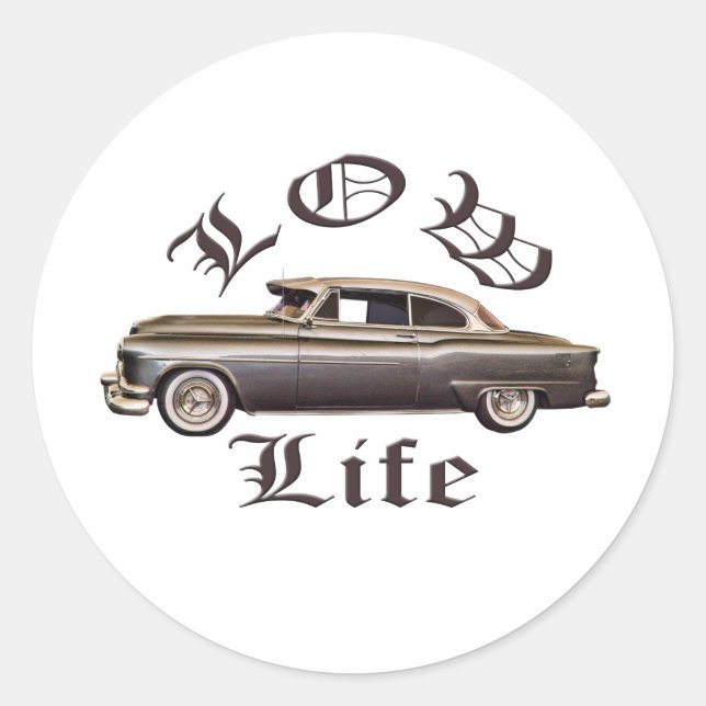 Sticker Rond Longdsmobile Lowrider (Devant)