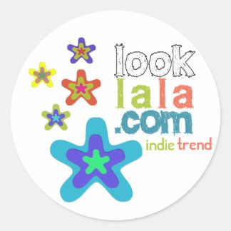 Sticker Rond looklala est une mode indie