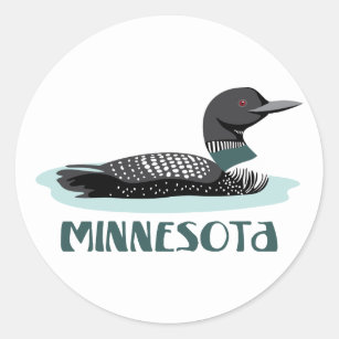 Sticker Rond Loon du Minnesota