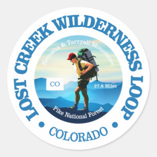 Sticker Rond Lost Creek Wilderness Lost