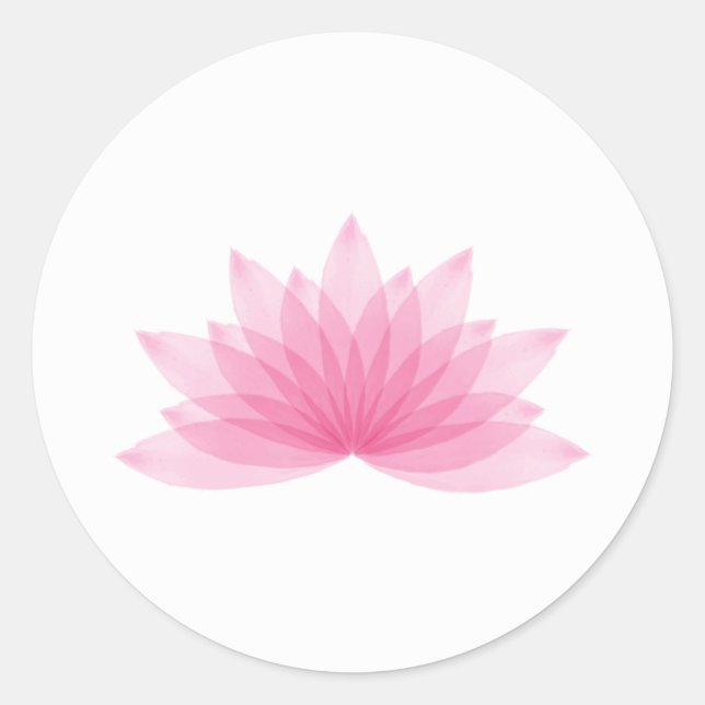 Sticker Rond Lotus (Devant)