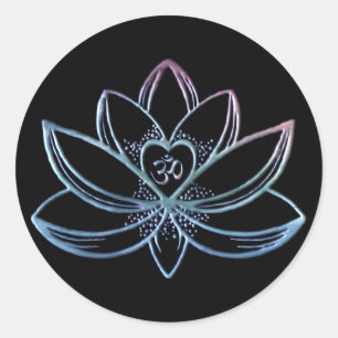 Sticker Rond Lotus 1