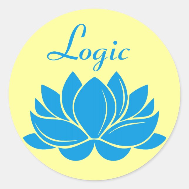 Sticker Rond Lotus Lotus Blossom (Devant)