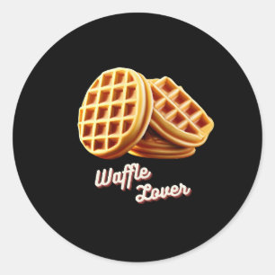 Sticker Rond Louveur de gaufres
