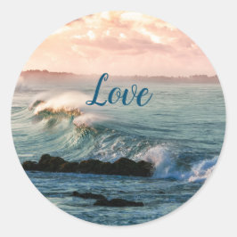 Sticker rond Love Classic