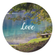 Sticker rond Love Classic