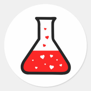 Sticker Rond Love Potion (Science)