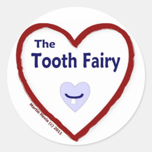 Sticker Rond Love The Tooth Fairy