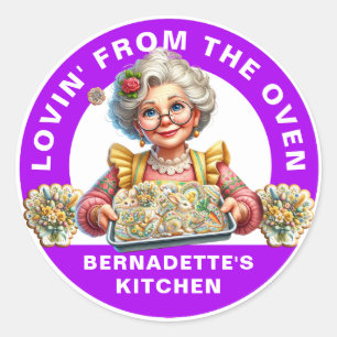 Sticker Rond Lovin' du four