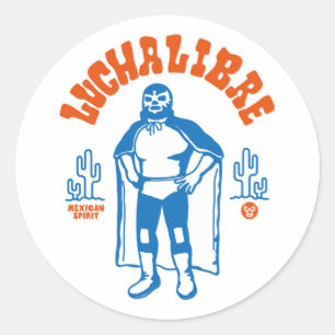 STICKER ROND LUCHA LIBRE#127