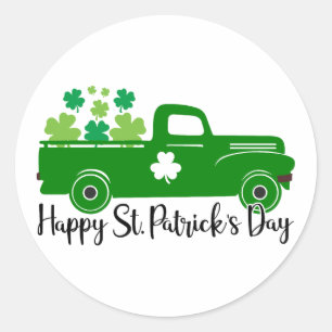 Sticker Rond Lucky Vibes - Bonne St. Patrick’s Day! 🍀 ✨