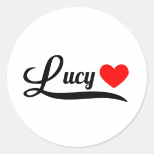 Sticker Rond Lucy