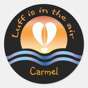 Sticker Rond Luffers Sunset_Luff est dans l'air Carmel