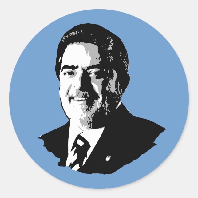 Sticker Rond Luiz Inácio Lula da Silva (Devant)