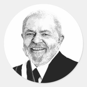 Sticker Rond Luiz Inacio Lula da Silva