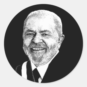 Sticker Rond Luiz Inacio Lula da Silva