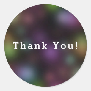 Sticker Rond Lumière néon qui brille dans le noir Fête d'annive