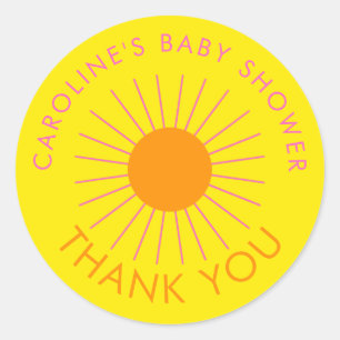 Sticker Rond Lumineux Neon Sunshine Tirages Merci soleil
