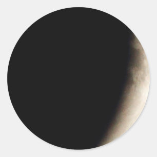 Sticker Rond Lunar Eclipse (10) 12:55 Avril 15, 2014 Fête