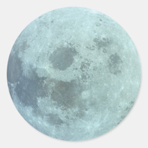 Sticker Rond Lune
