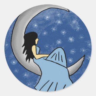 Sticker Rond lune