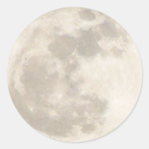 Sticker Rond Lune
