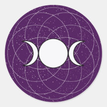 Lune de déesse triple