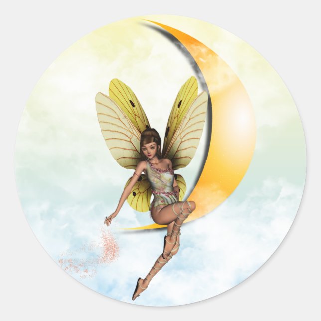 Sticker Rond Lune Fairy (Devant)