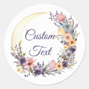 Sticker Rond Lune Wreath