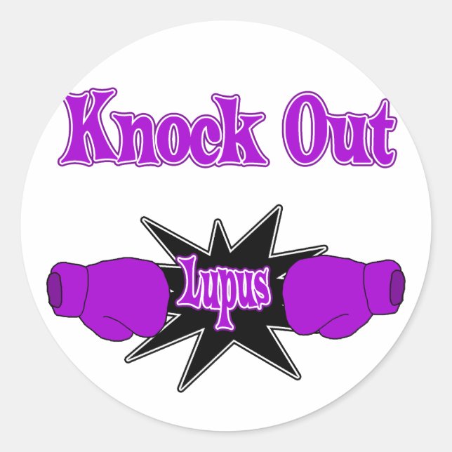 Sticker Rond Lupus (Devant)