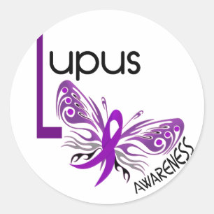 Sticker Rond Lupus BUTTERFLY 3.1
