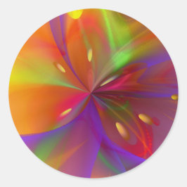 Sticker Rond Lustré Lily